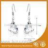 OEM / ODM Womens Silver Metal Earrings Hook Zinc Alloy Plated