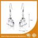 OEM / ODM Womens Silver Metal Earrings Hook Zinc Alloy Plated