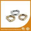 Zinc Alloy Plated Metal D Ring for Handbag Accessories 13mm Width