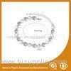 Zinc Alloy Chain Zirconia Bracelets Metal Adjustable Cord Bracelet