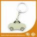 Car Shape Custom Metal Keychains Nickel Roller / Nickel Satin