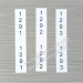 Destructible Serial Number Stickers