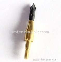 Precising machining hunting arrow tip parts