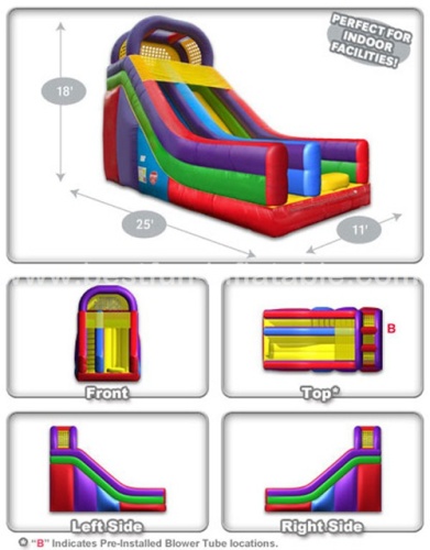 China Factory Inflatable Deluxe Commercial Slide