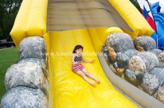 Crazy inflatable monster truck slide direct manufacture