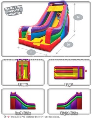 Deluxe Sports inflatable bouncer slide Combo
