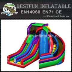 Colorful Dual Spiral Slide