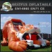 Inflatable slides sabre tooth
