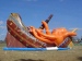 China Inflatable Kraken Dual Slide