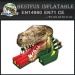 Fashionable commercial raptor inflatable slide