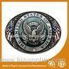 Engravable Black Silver Western Custom Belt Buckle For Belt Accessories