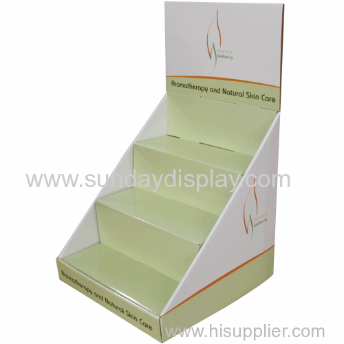 Cardboard multi-tiers counter display unit