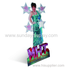 Life size cardboard display standee for promotion