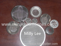 76.2mm stainless steel Liquid Filter Brass Filter Disc Reliable Manufacturer 300 Micron wire mesh filter