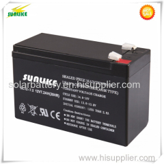 High Quality Rechargeable UPS 12V7ah Lead Battery with CE UL Approval