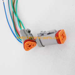 Komatsu throttle motor plug pc200-6 PC200-7 plug connector