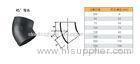Black Painted Carbon Steel Pipe Fittings 45 Degree Elbows For Pipe Connect Fitting