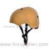 Skate Skateboard Protec Bmx Helmets Golden With Comfortable Inner Padding
