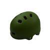 Army Green Ice Skating Helmet / Forearm ABS Roller Skates Helmet