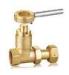 High Pressure G Thread Brass Magnetic Locking Gate Valve For Water Meter