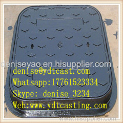 Customized Cast Iron Manhole Cover Manufacturer chamber covers D400 foot parth