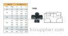 Welding Schedule 40 Black Steel Pipe Fittings Ductile Iron Flange Cross ASTM DIN