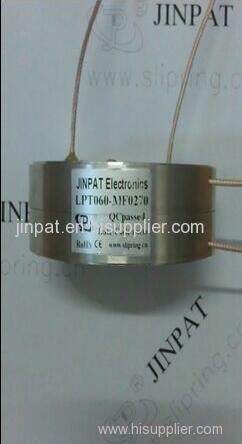 Gigabit Ethernet Slip Ring transmit HDTV signal for HD video monitoring system