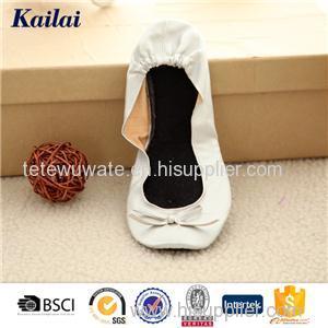 White Bow Dance Shoe
