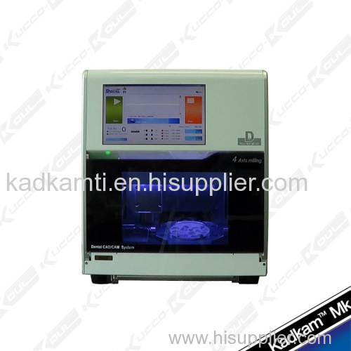 Dental CAD CAM System Milling Machine Kadkam Mk-MC4D cnc machining 4 axes open system milling solution