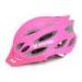 Red Bike Riding Helmets / Female Bike Helmets 54Cm - 61Cm Head Girth