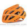 Customized Fashionable Cool Road Bike Helmets Sport Orange For Adult