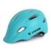 Children Full Face Bicycle Helmets Blue PC Shell Customized Logo Printed