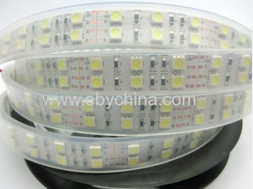 120LEDs/m Double Row SMD 5050 LED Strip 12V Silicone Tube Waterproof flexible Light
