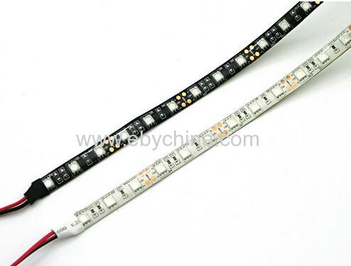Black/White PCB IP65 Waterproof Orange LED strip SMD5050 DC12V 60LED/M