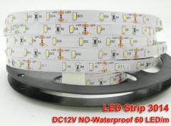 3014 LED Strip flexible light DC12V 60LED/m White Warm White Red Green Blue
