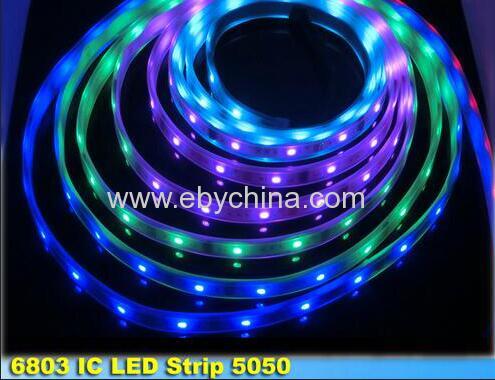6803 Dream Magic Color 5050 RGB Digital LED Strip DC12V 30LED/m IP67 Waterproof Intelligent LED Strip