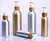 aluminum bottle with bamboo pump