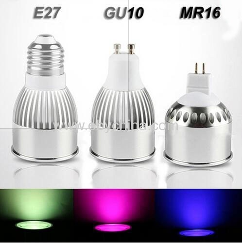 AC 85-265V DC12V 2.4G Wireless E27 GU10 MR16 RGBW RGB/WW wifi 4W LED dream color Dimmable Smart spot light Bulb night li