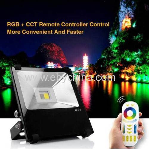 Mi light IP65 Waterproof rgbw color changing 2.4G RF remote wifi control Outdoor LED Floodlight 35W