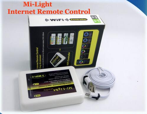 2.4G MI.Light Wireless WIFI RGB color Strip bulb lamp internet Remote Controller for Iphone 5 5s for Ipad IOS for Androi