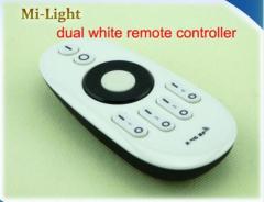 Ml light 2.4G 4-Zone Dual white color temperature and brightness adjusting remote controller for led strip led bulb