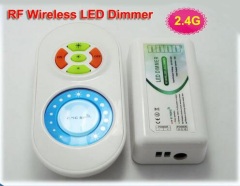 DC12/24V Smartphone or Tablet WiFi Compatible 2.4G led brightness adjustable RF touch remote controller for led strip