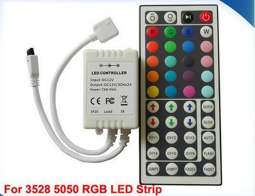 12V 44Key IR Remote Controller for SMD 3528 5050 RGB LED SMD Strip Lights