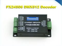 PX24506 DMX Decoder Driver RGB Amplifier Control Controller For LED Light 12-24V