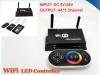 DC5-24V RF WiFi LED Controller RGB Strip Controller for Android or IOS System mobil phone with touch panel remote