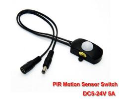 DC12-24V 5A PIR Motion Sensor Switch with DC plug for LED strip