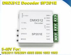 owerful Aluminum DMX512 decoder operation for stage light and strip 4 IC Type WS2811 / WS2812 WS2801 6803 8806 IC 5~40V