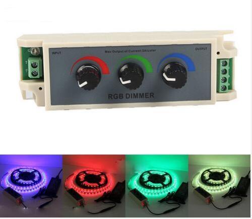 DC12-24V rgb controller 3channel RGB led dimmer controller for led strip 3528 5050 best quality