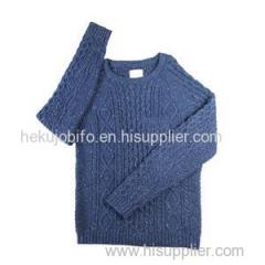 superior high quality jacquard cable pullover twist stitch argyle donegal wool knitwear