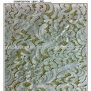 Nylon And Cotton Lace Fabric (R2096)